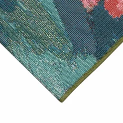 5' x 8' Watercolor Pond Indoor/Outdoor Rug (marina)