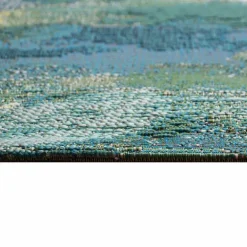3' x 5' Watercolor Pond Indoor/Outdoor Rug (marina)