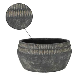 Yara Low Cement Planter, Large
