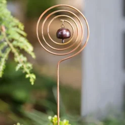 Zen Swirl Garden Stake