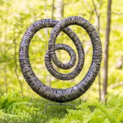 Zen Swirl Sculptural Stake