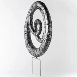 Zen Swirl Sculptural Stake