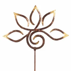 Zen Symbols Garden Stake - Lotus